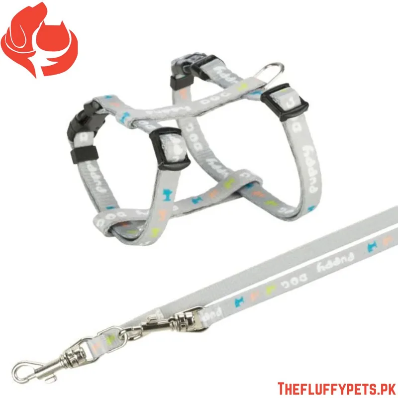 Trixie Puppy Harness with Lead Lilac Color 23:34 cm / 8 mm – 2 m (S-M)